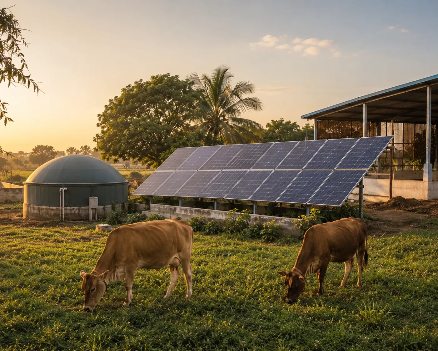 Sustainable farming practices in the fields of Krishna District